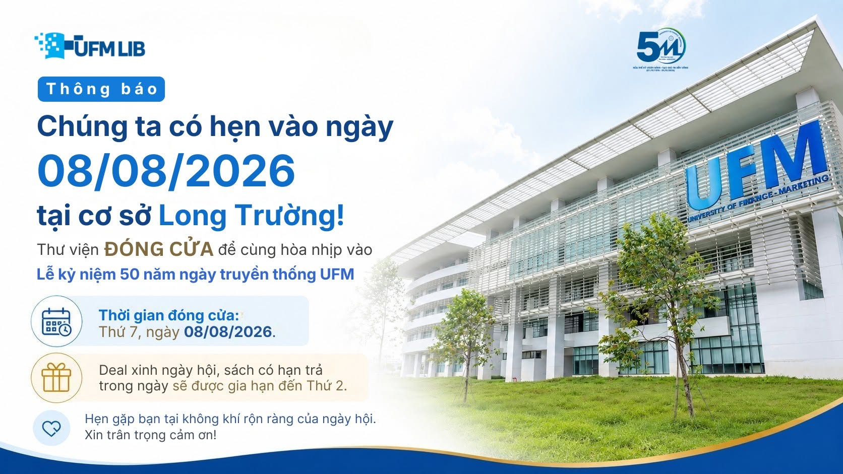 THÔNG BÁO TẠM ĐÓNG CỬA THƯ VIỆN
                                        