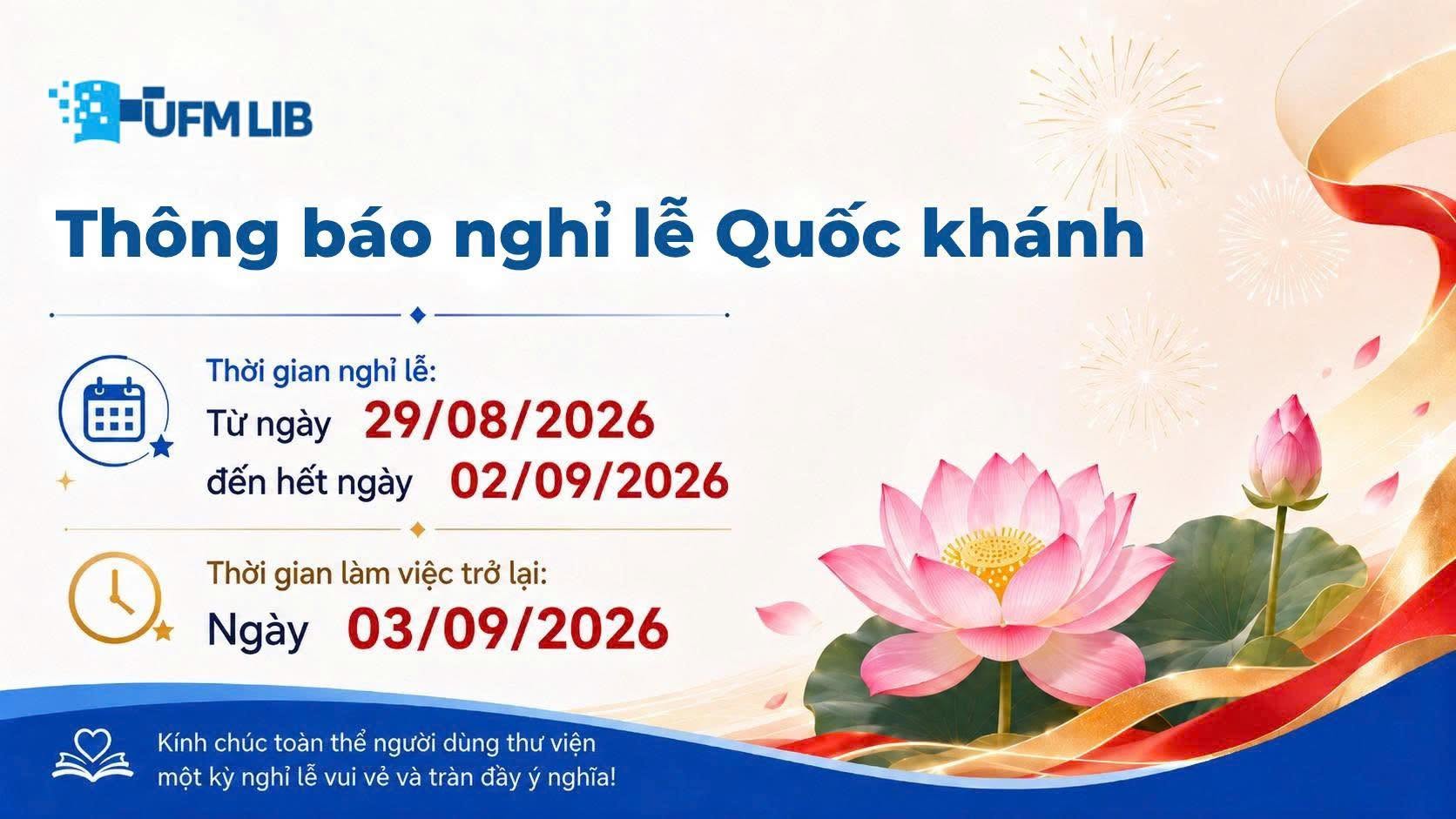 THÔNG BÁO NGHỈ LỄ QUỐC KHÁNH 02/9
                                        